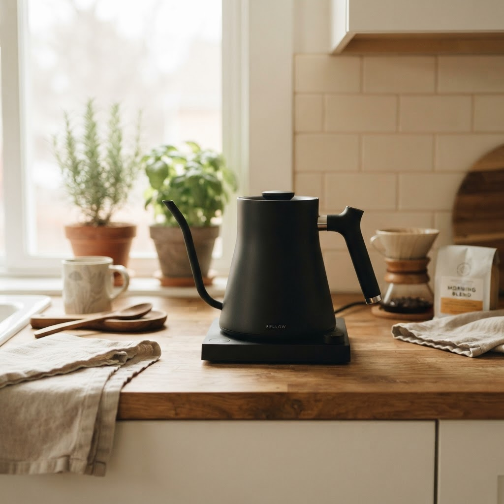 Ember precision kettle: overkill for tea, ideal for coffee