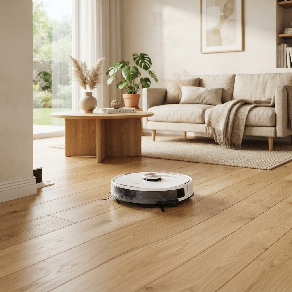 DriftBot V2: a robot vacuum that maps well and mostly listens